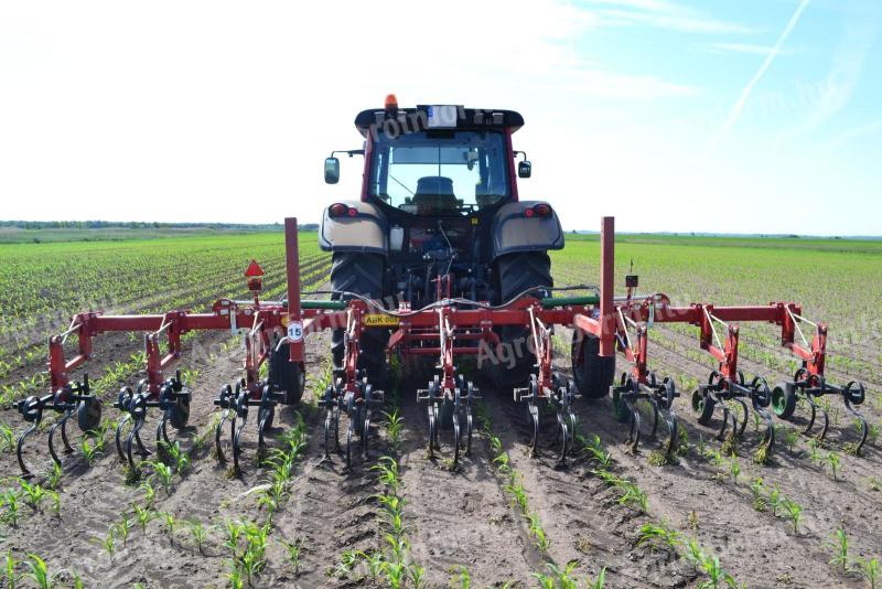 ABK 118 típusú 8 soros kultivátor házhoz szállítással, 2 év garanciával