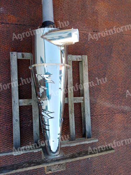 ROZSDAMENTES ACÉL CIKLON,  LEVÁLASZTÓ,  HULLADÉKLEVÁLASZTÓ ELSZÍVÓHOZ