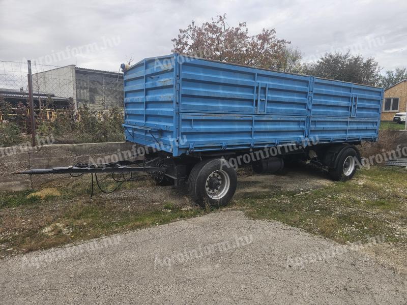 18 tonnás 2 tengelyes felújított Kassbohrer billencs pótkocsi friss műszaki