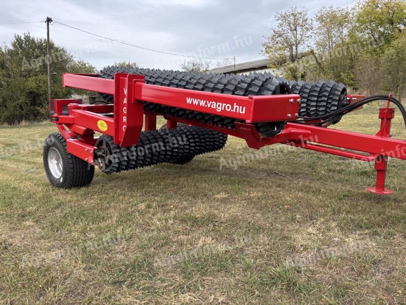 Új! VAgro 6,2 m-es csillaggyűrűs- (prizmacsúcsos) henger közvetlenül a gyártótól