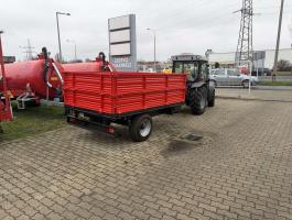 Bicchi BRT 228 egytengelyes pótkocsi háromoldalú hidraulikus billentéssel, 4300 kg össztömeg