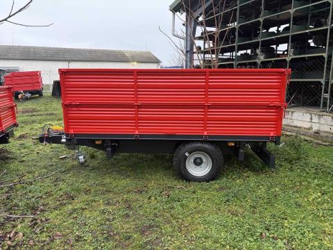 Bicchi BRT 550 egytengelyes pótkocsi háromoldalú hidraulikus billentéssel, 600 kg össztömeg Bicchi BRT 550 egytengelyes pótkocsi háromoldalú hidraulikus billentéssel, 600 kg össztömeg