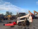 Bobcat T590 minirakodó+ÚJ erdészeti mulcsozó