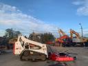 Bobcat T590 minirakodó+ÚJ erdészeti mulcsozó