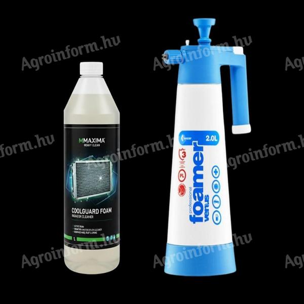 CoolGuard Foam hűtő tisztitó folyadék kézi habosító tartállyal csomag