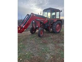 MTZ 550 eladó új Black Bull homlokrakodóval, műszaki vizsgával 2029-ig