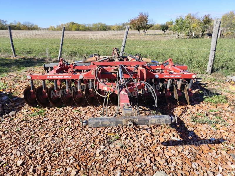Pallada 4000 4m rövidtárcsa ékgyűrűs hengerrel