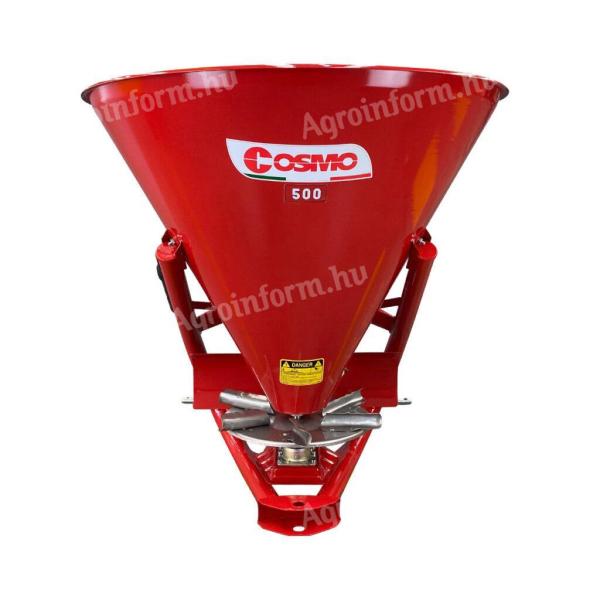 Új COSMO (olasz) P/PL/PX függesztett műtrágyaszóró 180/300/500 liter – ajándék kardántengellyel