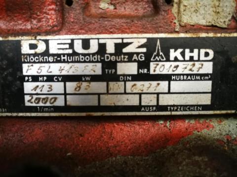 Deutz F5L413 FR Hydraulikaggregat & Woodpamar Sägenspaltautomat PL 45 Deutz F5L413 FR Hydraulikaggregat & Woodpamar Sägenspaltautomat PL 45
