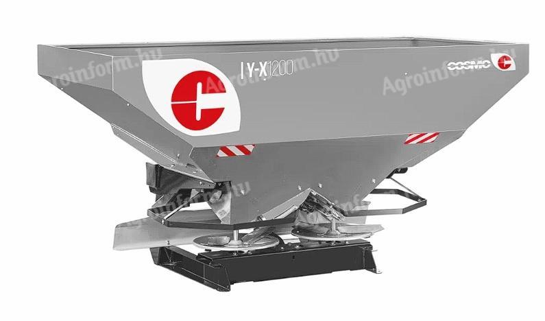 Új COSMO (olasz) Y/Y-X függesztett műtrágyaszóró 1200/1800 liter - ajándék kardántengellyel