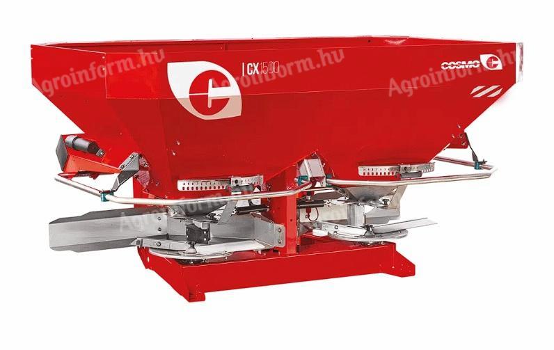 Új COSMO (olasz) CX függesztett műtrágyaszóró 1500/2150/2400/2800/3200 liter ajándék kardántengellyel