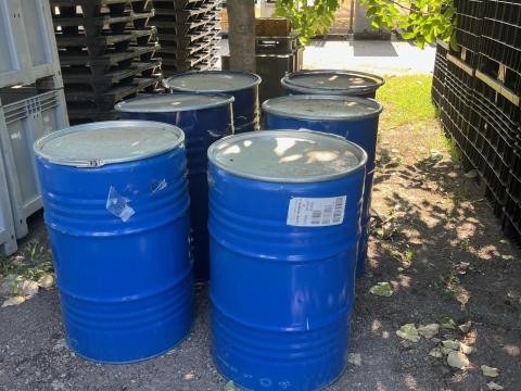 Használt fémhordó Használt fémhordó