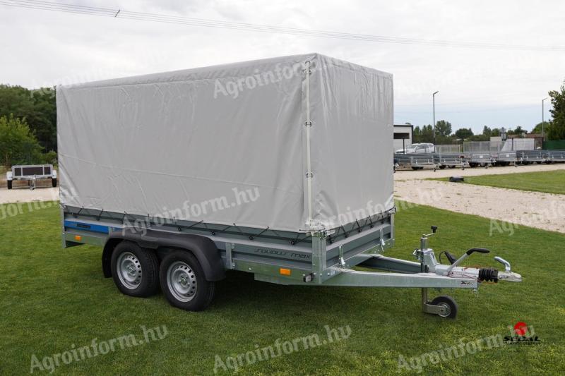 Új Faro Solidus Max 330 utánfutó ponyvával (180cm) és rendszámmal 2.059.000 Ft helyett csak 1.894.000 Ft