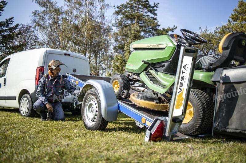 Új Vesta UNIPLATO 300 (1300kg-os) fékes - billenős utánfutó most 899.000 Ft helyett 825.000 Ft