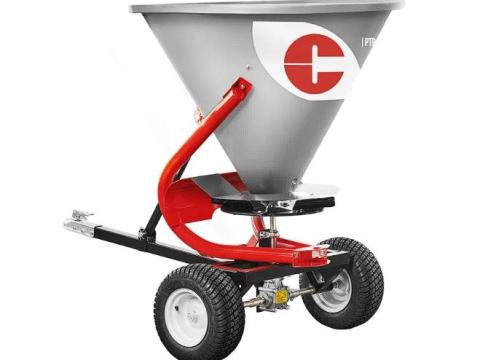 Új COSMO (olasz) PTP/PTP-PL/PTP-X vontatott kerékhajtású műtrágyaszóró 180/300 l vonórúddal