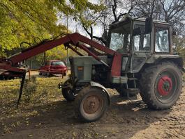 Eladó MTZ 80-as homlokrakodós traktor kiváló állapotban