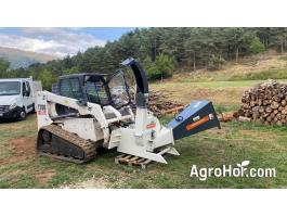 Hidraulikus gallyaprító,  faaprító,  ágdaráló Bobcat gépekhez max. 15 cm / Lignum M Hydro