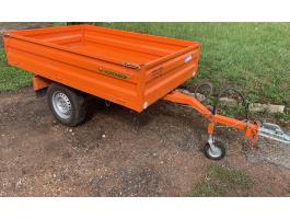 KOMONDOR SPK-750 újszerű billenős mezőgazdasági kertészeti kistraktor utánfutó pótkocsi billencs eladó