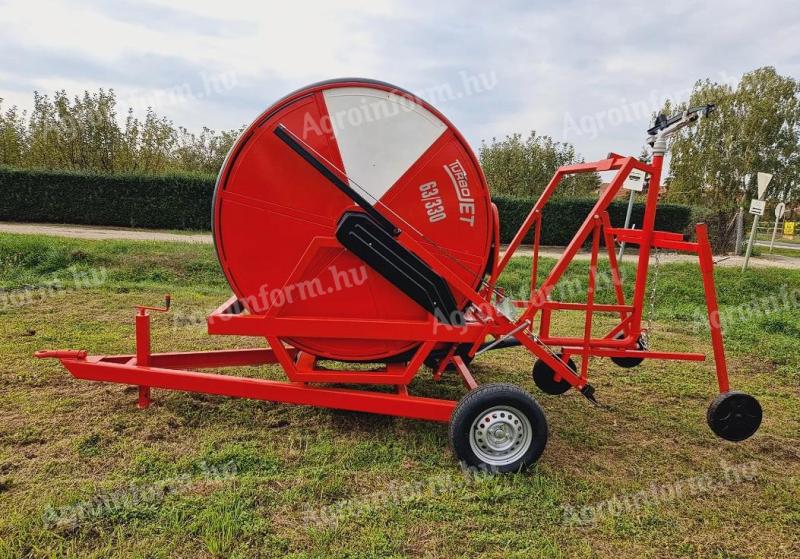 Új Turbojet öntöződob 63/300 és 63/330 forgózsámolyos kivitelben