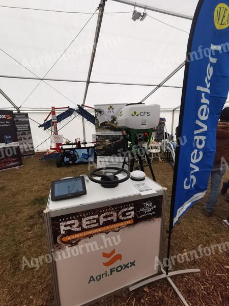 DEMÓ Sveaverken F100 automata kormányzás robotkormány MTZ, Solis, Valtra, Steyr, Kubota, Landini, John Deere, New Holland, Massey Ferguson, Fendt, Claas, Zetor, Deutz Fahr