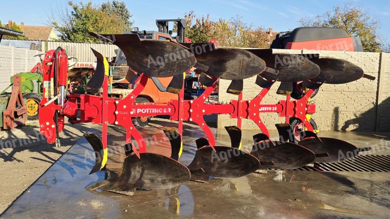 Pöttinger Servo 35 váltvaforgató eke, 4 fejes