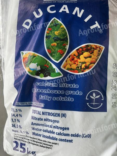 Kalcium-nitrát ducanit 25kg
