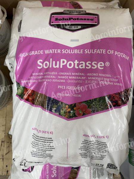 Kálium-szulfát Solupotasse 25kg