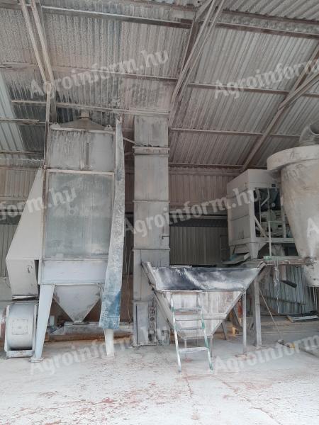 Szakaszos üzemű termény szárító és tisztító teljes technológiai sor eladó