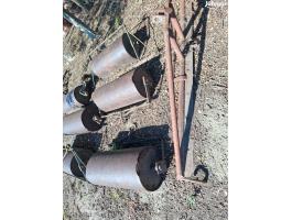 Sima henger eladó, hat tagból álló mezőgazdasági gép