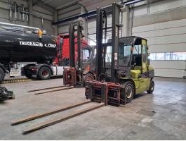 CLARK C50SD típusú homlokvillás targonca eladó - 5 000 kg teherbírás, 2013-as évjárat