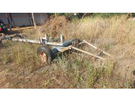 Fortschritt 2 tengelyes vágóasztal-szállító kocsi eladó