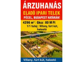 Eladó 4296 m2 Gksz-sz1/Ev