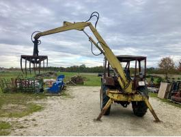 Trágyarakó markoló árokásó rakodó traktorra