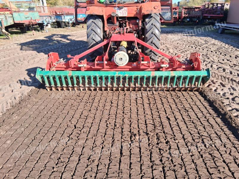 Kverneland PH13 300 tip 3 méteres forgóborona tarajos hengerrel ÚJ késekkel