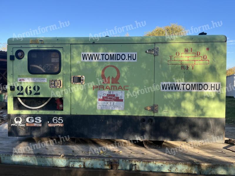 PRAMAC GSL 65 áramfejlesztő / aggregátor