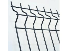 3D táblás kerítés – Antracit színű panelek, többféle csomagban Pest megyében