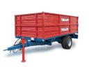 Bicchi BRT 555 egytengelyes pótkocsi hosszú platóval