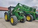 John Deere 6215R TLS,  AUTOQUAD PLUS ECO váltós! + Gyári homlokrakodó