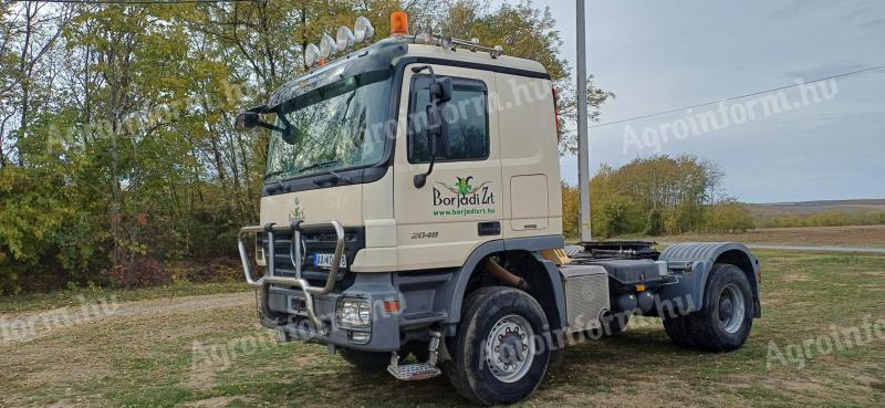 Eladó Mercedes-Benz Actros 2048 AS 4x4 kapcsolható összkerékhajtású nyerges vontató