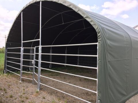 Állattartó sátor 4×4×3 m – időjárásálló, gazdaságos megoldás Állattartó sátor 4×4×3 m – időjárásálló, gazdaságos megoldás