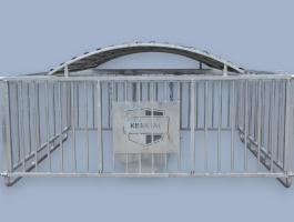 15 férőhelyes borjúóvoda tetővel