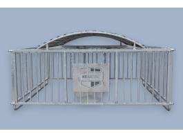 15 férőhelyes borjúóvoda tetővel