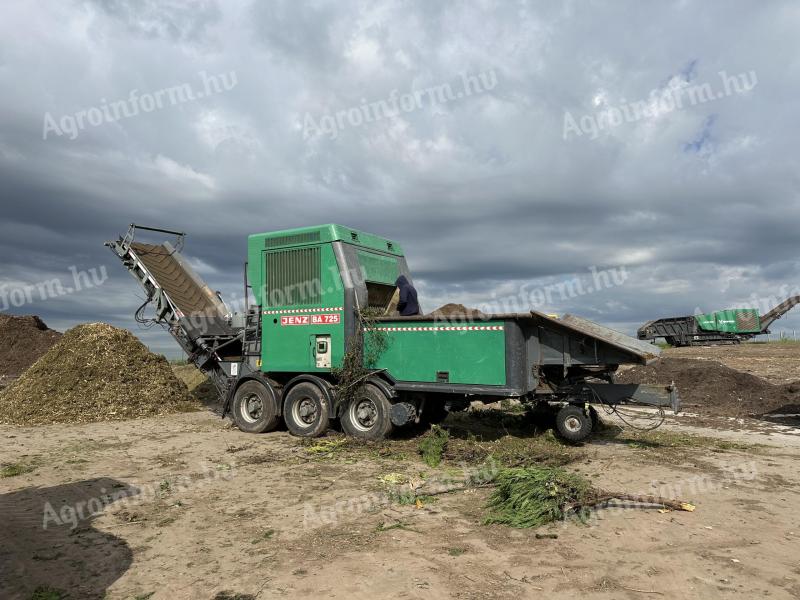 Bérdarálás JENZ BA 725D aprítógéppel