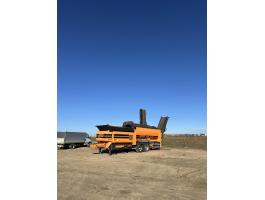 Bérrostálás nagyteljesítményű géppel – Doppstadt SM620 és rakodógép