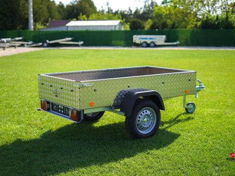 Új Tpv-Böckmann 2010 prémium alumínium oldalfalas utánfutó akciósan bruttó 379.000 Ft