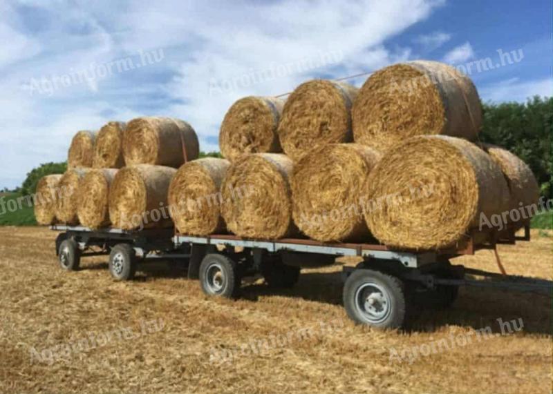 Eladó jó minőségű szénás lucerna 120x150 hálós bálában