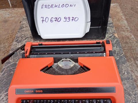 OMEGA 555 hordozható írógép eladó kiváló állapotban OMEGA 555 hordozható írógép eladó kiváló állapotban