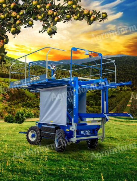 BILLO szedőplatformok – professzionális betakarításhoz,  gyorsabb munkához