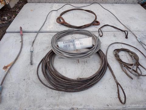 Emelő- és határoló kötelek eladók műhelyfelszámolásból