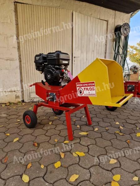 Ágaprító eladó – új, egytengelyes, 13 LE motorral